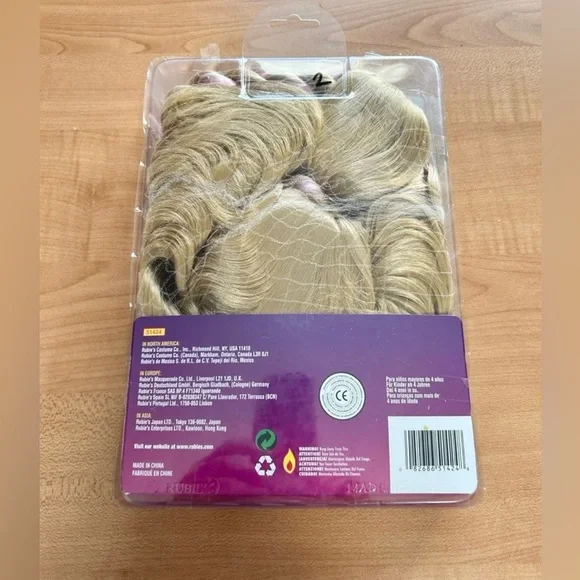 New costume girls princess wig blonde hair Rubies Halloween - Picture 3 of 3